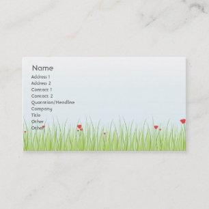 Poppy Field - Business Business Card