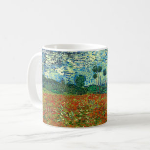 Poppy Field by Vincent Van Gogh  Coffee Mug