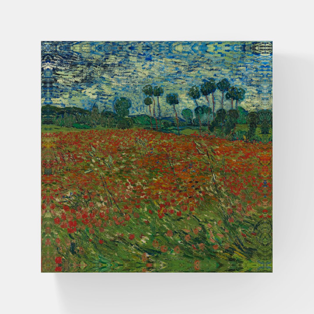 Poppy Field By Vincent Van Gogh Fine Art Paperweight Zazzle   Poppy Field By Vincent Van Gogh Fine Art Paperweight R1edbaeeac1e845999c31a87691468935 Bz4o5 1080 