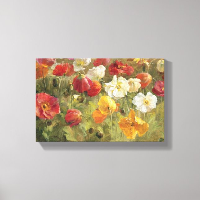 Poppy Field Canvas Print (Front)