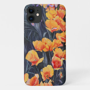 Poppy Field Colorful Impressionistic Painting iPhone 11 Case