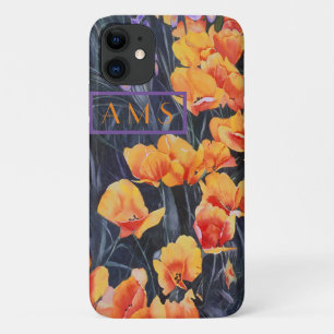 Poppy Field Colorful Impressionistic Painting iPhone 11 Case