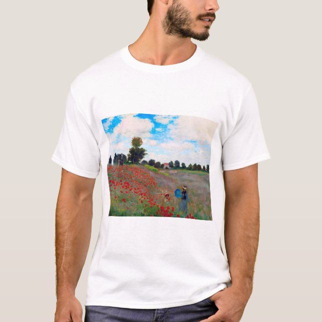 Poppy Field, Monet T-Shirt (Front)