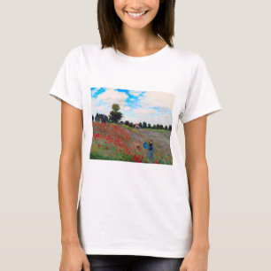 Poppy Field, Monet T-Shirt