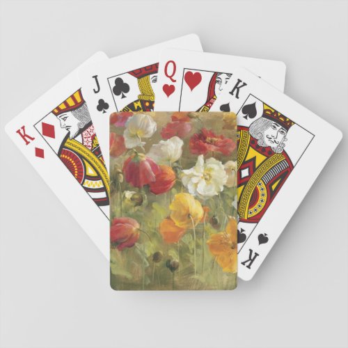 Poppy Field Playing Cards