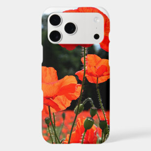Poppy Field, Red Poppies in Bloom iPhone 17 Pro Max Case