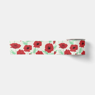 POPPY FIELD SATIN RIBBON