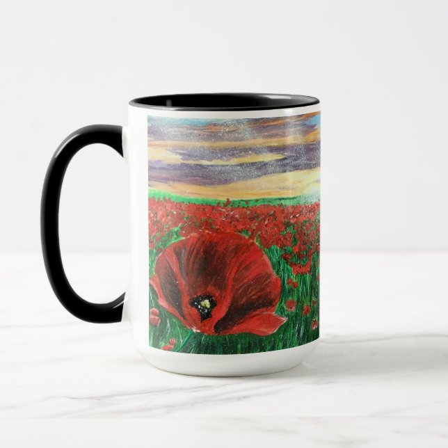 Poppy Field SF Mug (Left)