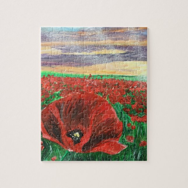 Poppy Field SF Puzzles (Vertical)