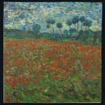 Poppy Field - Vincent van Gogh Cloth Napkin<br><div class="desc">Poppy Field - Vincent van Gogh</div>
