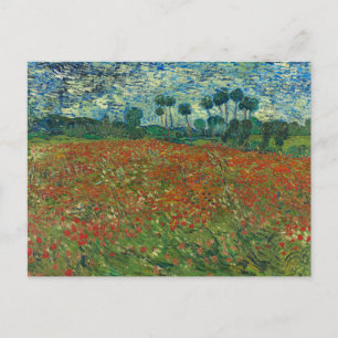 Poppy Field Vincent van Gogh Postcard