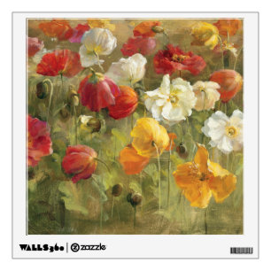 Poppy Field Wall Decal