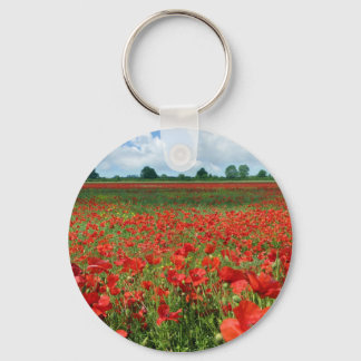 Poppy Fields Keychain