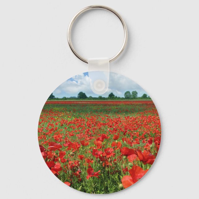 Poppy Fields Keychain (Front)