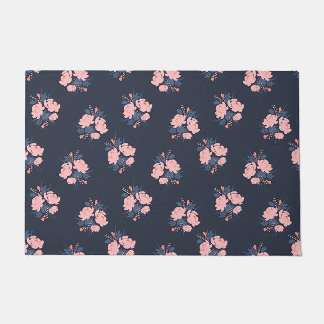 Poppy Flower Doormat (Front)