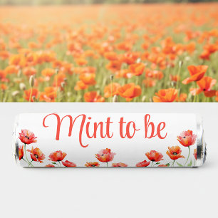 Poppy Flower Floral Spring Bridal Shower Breath Savers® Mints