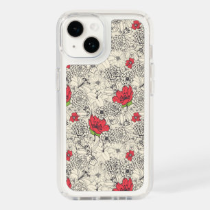 Poppy Flower Garden Pattern Speck iPhone 14 Case