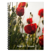 Poppy Flowers / Personalized