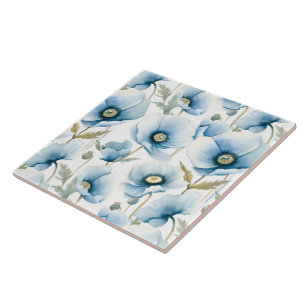 Poppy Flowers Tile