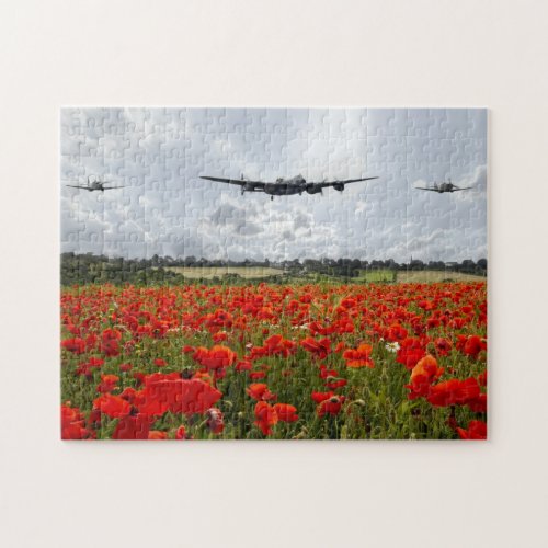 Poppy Flypast Jigsaw Puzzle