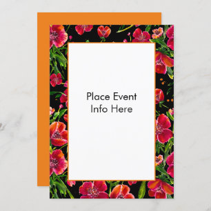 Poppy Garden Invitations
