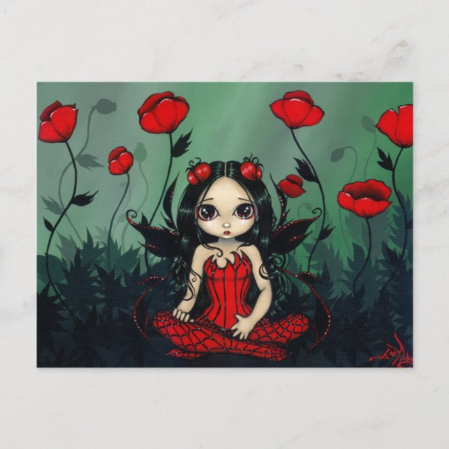 "Poppy Garden" Postcard (Front)