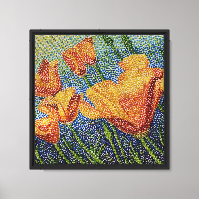 Poppy Glow Canvas Print (Front)