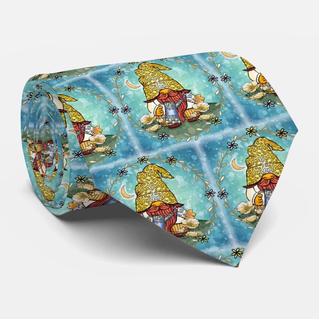 Poppy gnome  neck tie (Rolled)