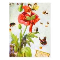 Poppy Gnome Postcard Poppy Gnome Postcard