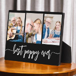 Poppy Grandfather Grandchildren Photo Collage Plaque<br><div class="desc">Capture the love between Poppy and his grandchildren with our Grandfather Grandchildren Photo Collage Plaque. This personalized plaque features a heartwarming photo collage, beautifully displaying cherished moments shared between Poppy and his beloved grandchildren. Surrounding the photos is the endearing title "Poppy, " adding a special touch to the design. Crafted...</div>