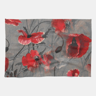 Poppy Haze Kitchen Towel