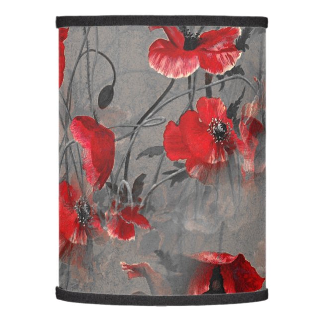 Poppy Haze Lamp Shade (Left)