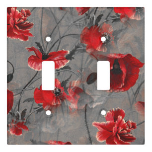 Poppy Haze Light Switch Cover