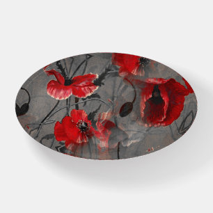 Poppy Haze Paperweight