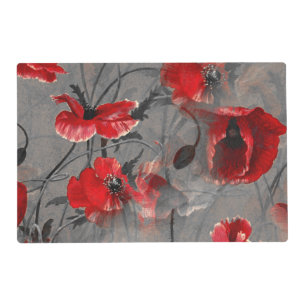 Poppy Haze Placemat