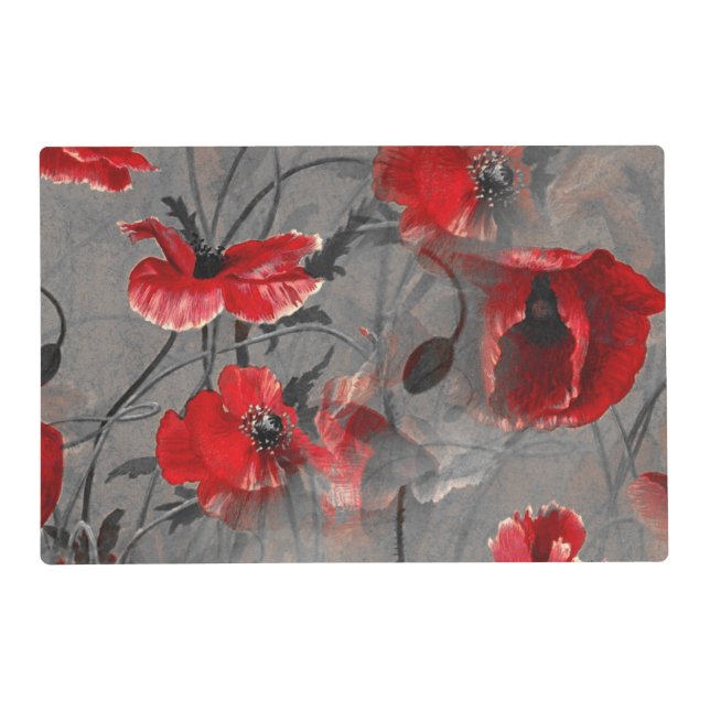 Poppy Haze Placemat (Front)