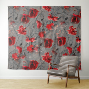 Poppy Haze Tapestry
