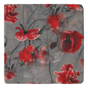 Poppy Haze Trivet