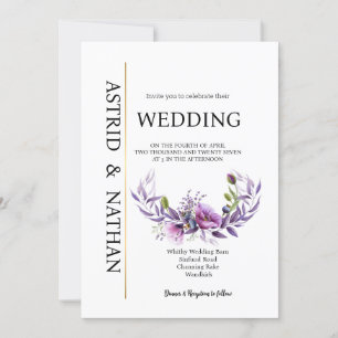 Poppy Heaven Wedding Invitation
