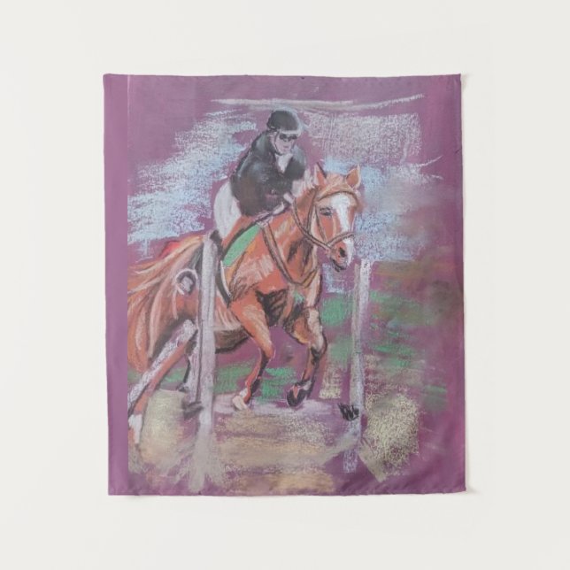Poppy jumping tapestry (Front)