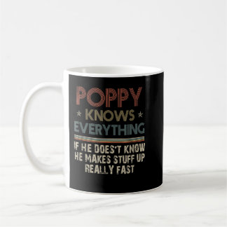 Poppy Know Everything - Grandpa Gift Coffee Mug