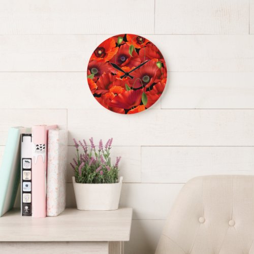 Poppy Large Clock