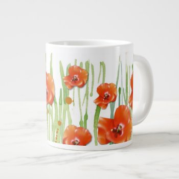 Poppy Large Coffee Mug by daltrOndeLightSide at Zazzle