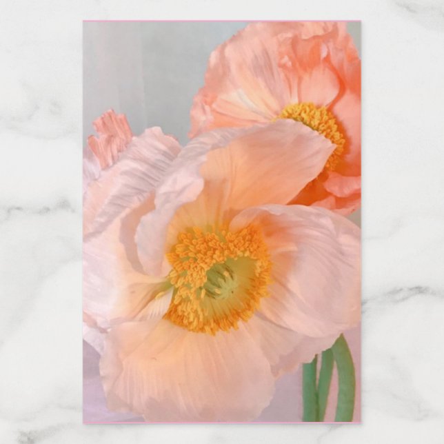 Poppy Love Envelope Liner (Design)