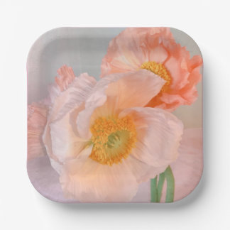 Poppy Love Paper Plates