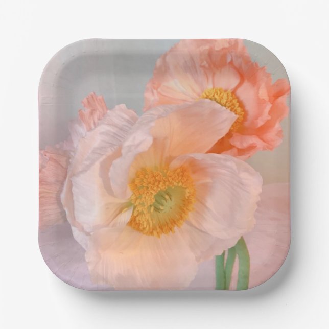 Poppy Love Paper Plates (Front)