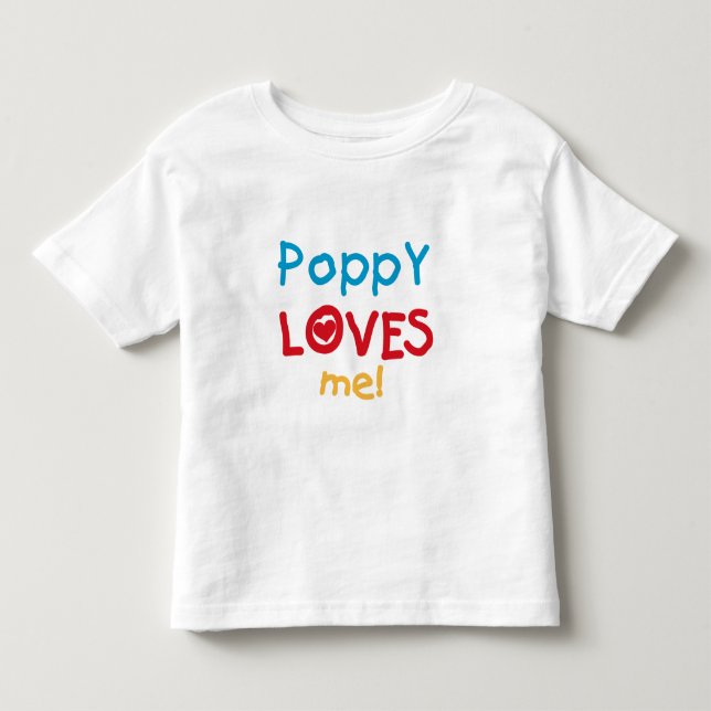 Poppy Loves Me T-shirts and Gifts (Front)