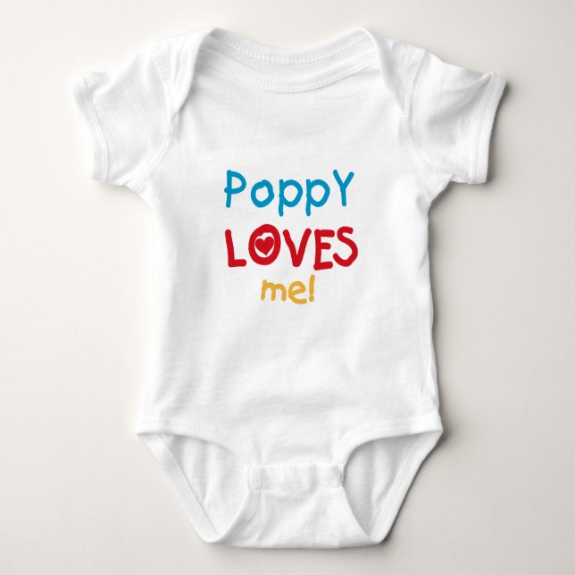 Poppy Loves Me T-shirts and Gifts (Front)