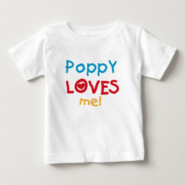 Poppy Loves Me T-shirts and Gifts (Front)