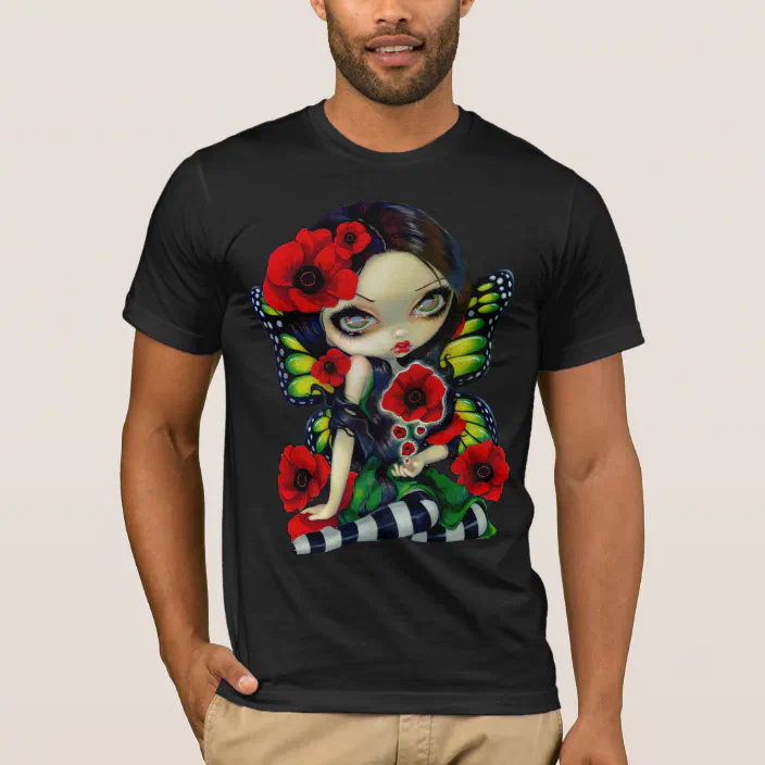 Valentine Dragon for Mens Tee Designed by Jasmine Becket Griffith 